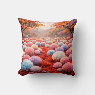 Almofada Cute Colorful Fluffy Forest Kids Pillow