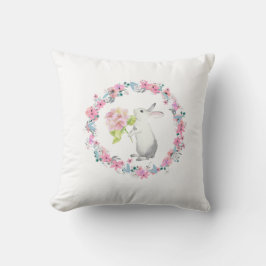 Almofada Cute Easter Bunny Throw Pillow