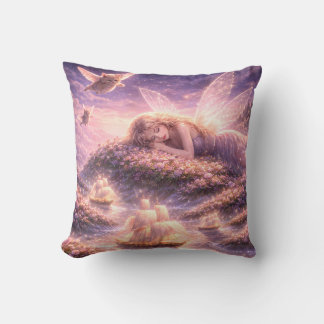 Almofada Cute Fairy Dream Kitten Fantasy Pillow