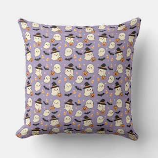 Almofada Cute Fantasma Trick-or-Treat Halloween
