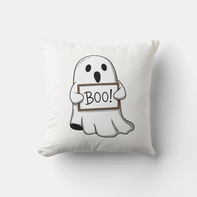 Almofada Cute Ghostly BOO Fun (Frente)