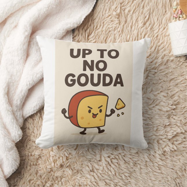 Almofada Cute Gouda Cartoon Pillow – Funny  (Cobertor)