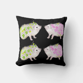Almofada Cute Hedgehogs Throw Pillow