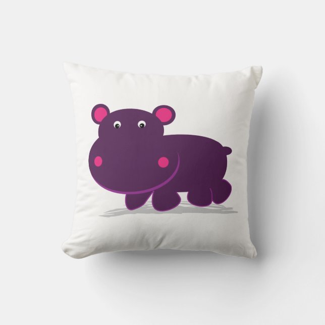 Almofada Cute Hippo (Frente)