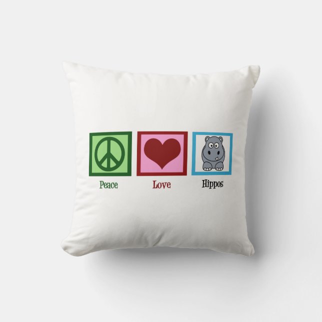 Almofada Cute Hippo (Frente)