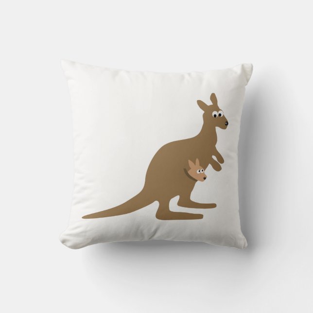 Almofada Cute Kangaroo e Joey (Frente)