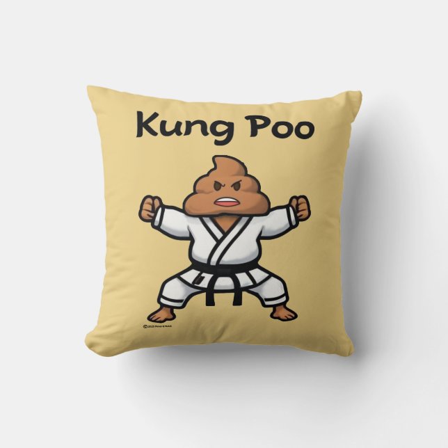 Almofada Cute Kung Poo Karate (Frente)