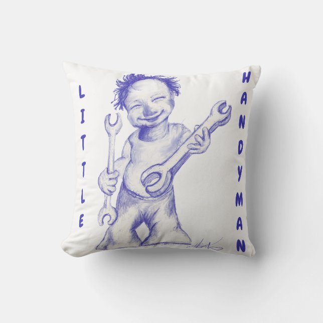 Almofada Cute little Handyman  (Frente)