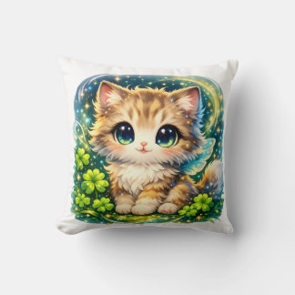 Almofada Cute Magical Kitten Pillow | Kawaii Fantasy Cat Cu