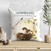 Cute Motivação de Berçário de Pássaros em Aquarela