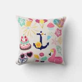 Almofada Cute Nautical Birthday