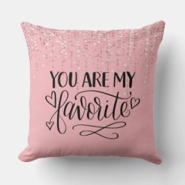 Almofada Cute  Pink Couple Gift Decor