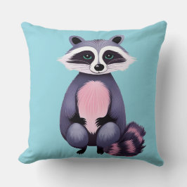 Almofada Cute Raccoon
