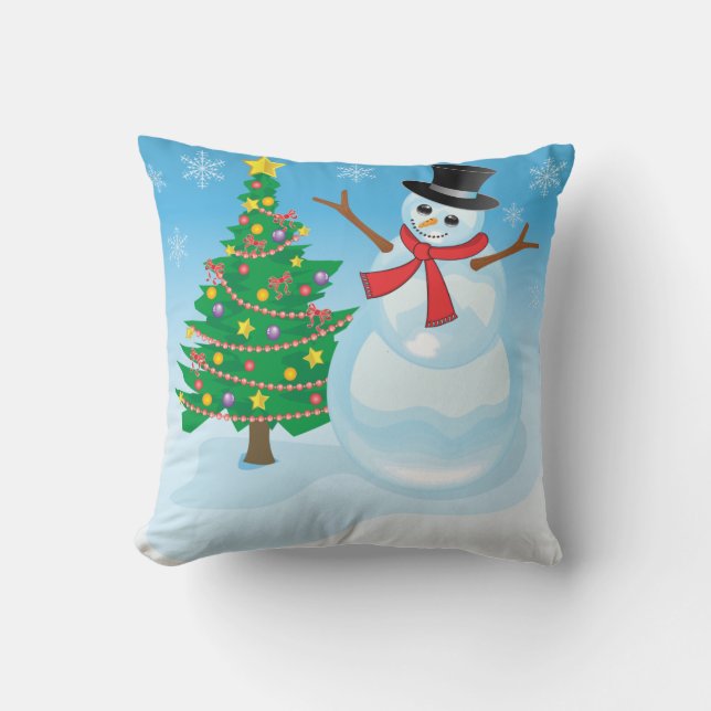 Almofada Cute Snowman (Frente)