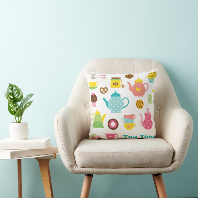 Almofada Cute Tea Party Pillow (Cadeira)