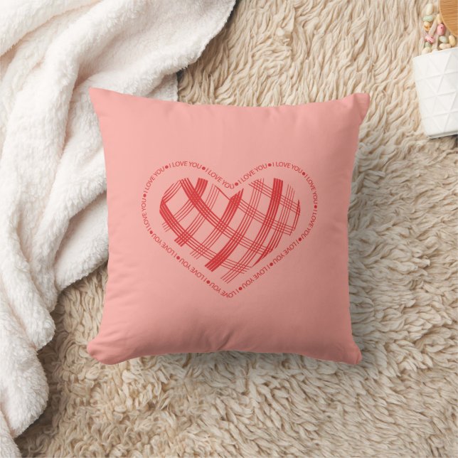 Almofada Cute Valentine Heart Pillow (Cobertor)