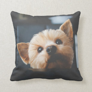 Almofada Cute Yorkshire Terrier Puppy Dog Travesseiro