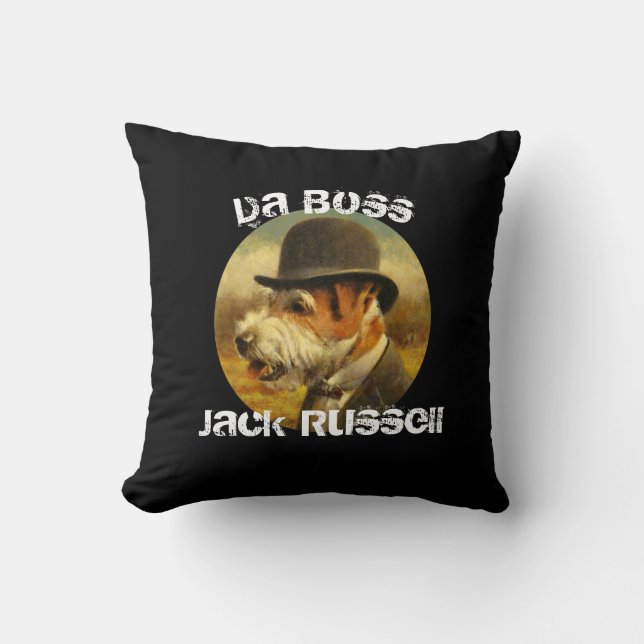 Almofada Da Boss Jack Russell Joga Cushion (Frente)