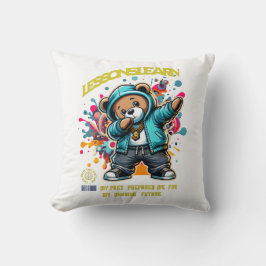 ALMOFADA DABBING FUTURE LESSONS LEARN THROW PILLOW
