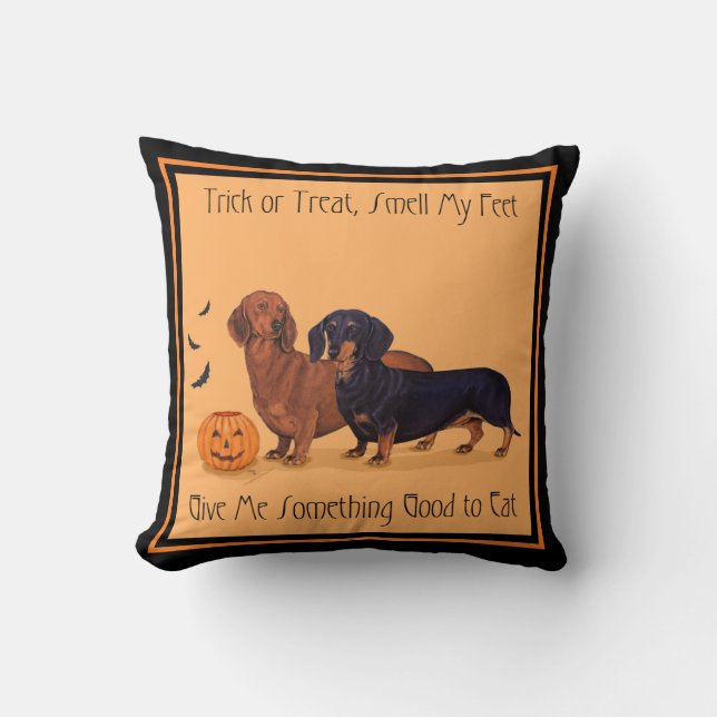 Almofada Dachshances Halloween (Frente)
