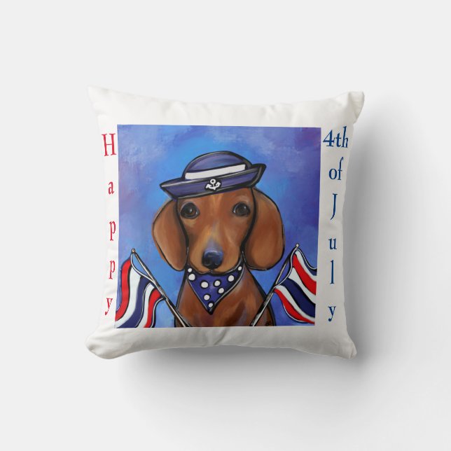 Almofada Dachshund (Frente)
