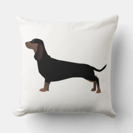 Almofada Dachshund Basic Breed Pronto para Personalizar