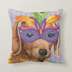 Almofada Dachshund do carnaval