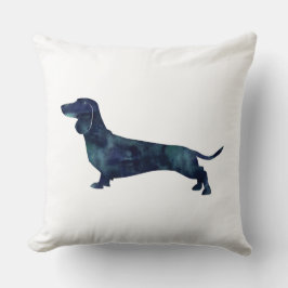 Almofada Dachshund Geométrico Pattern Silhouette