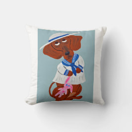 Almofada Dachshund in Sailor Suit