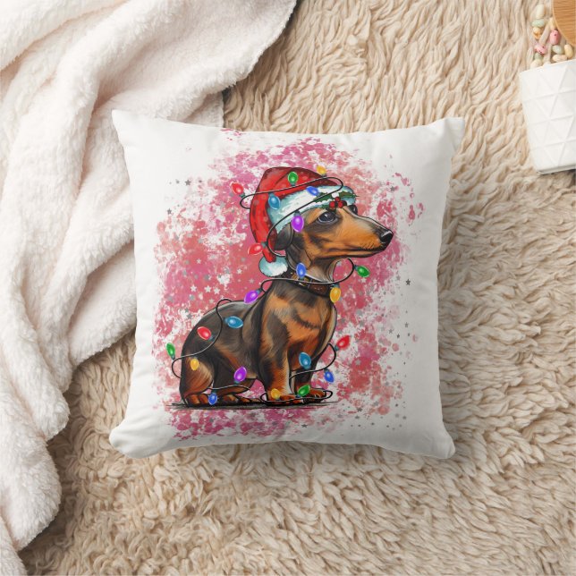 Almofada Dachshund Natal (Cobertor)