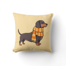 Dachshund no inverno
