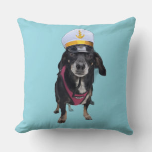 Almofada Dachshund, o marinheiro