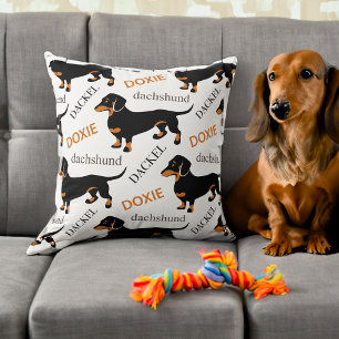 Almofada Dachshund Pattern