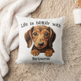 Almofada Dachshund Personalizado