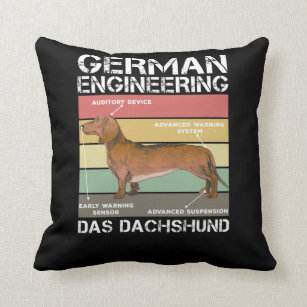 Almofada Dachshund Puppy Weiner - Engenharia Alemã