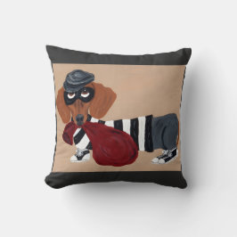 Almofada Dachshund Treat Thief Burglar