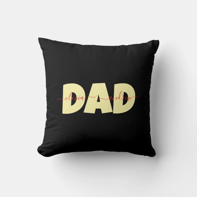 Almofada Dad Customized children name (Frente)