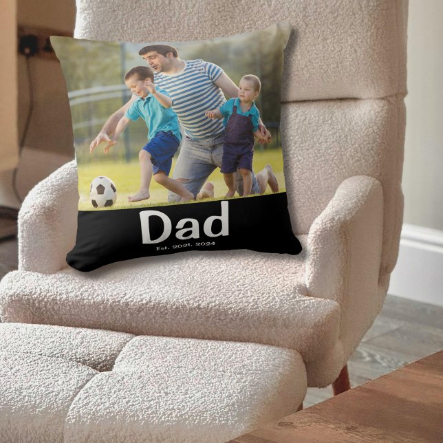 Almofada Dad Established Photo  (Criador carregado)