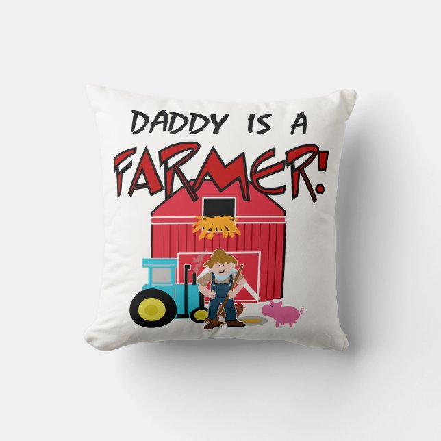 Almofada daddyisafarmerTEE (Frente)