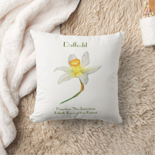 Almofada Daffodilo com significado de Travesseiro decorativ