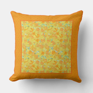 Almofada Daffodils e Bolinhas amarelo