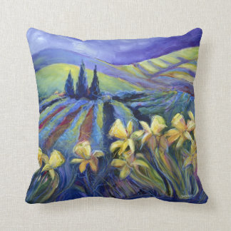 Almofada Daffodils em um travesseiro decorativo do dia