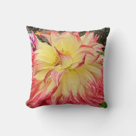 Almofada Dahlia Rosa e Amarelo