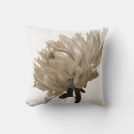 Almofada dahlia sepia impressão