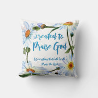 Daisies com Criado para Louvar a citação de Deus