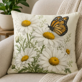 Almofada Daisy & Butterfly Bloom
