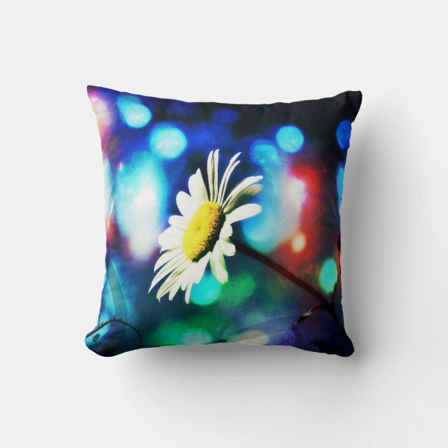 Almofada Daisy Pop Art Travesseiro decorativo (Frente)
