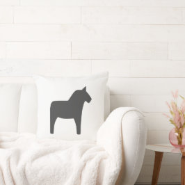 Almofada Dala Horse Cinza Escuro
