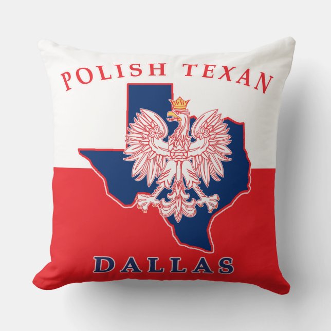 Almofada Dallas Polonês Texan (Frente)