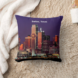 Almofada Dallas, Texas Skyline